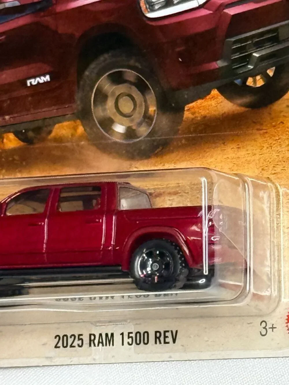 Matchbox 2025 Ram 1500 REV Pickup Red Truck 27/125 New on Card